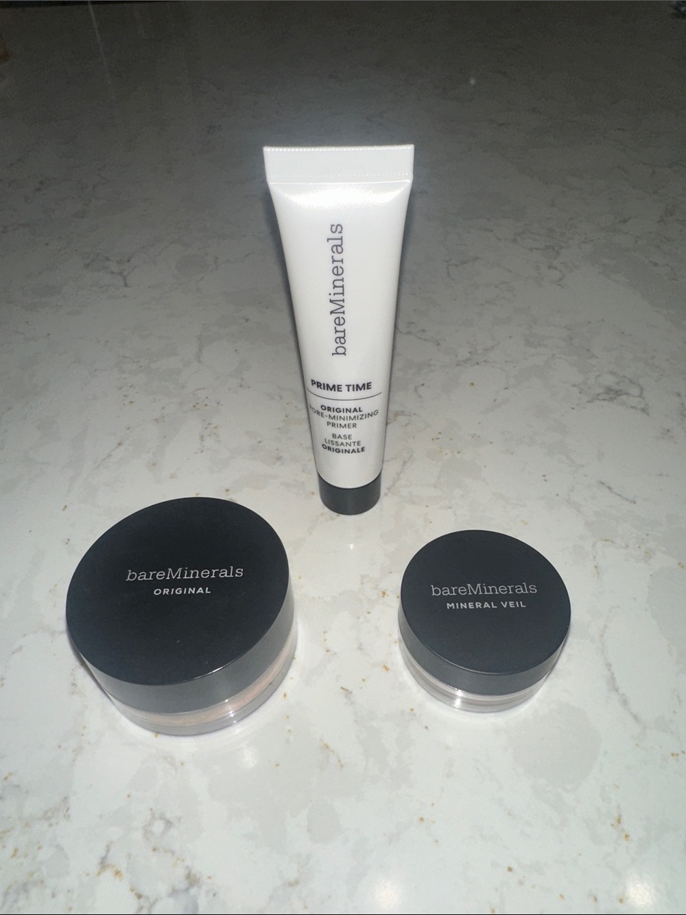 bareMinerals Powder Foundation + Mineral Veil Finishing Powder & Primer Minis